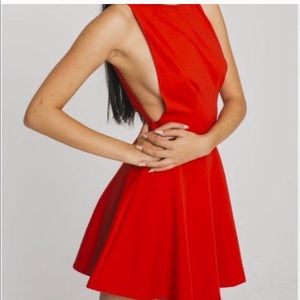 American Apparel Backless Skater Dress💋